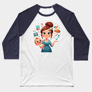 Cute Mother Baseball T-Shirt